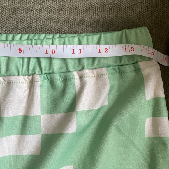 Paloma Wool Inspired Y2K Green Checker Pants (NWT) - Picture 5 of 7